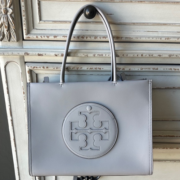Tory Burch Light Gray Tote Bag - Picture 1 of 7